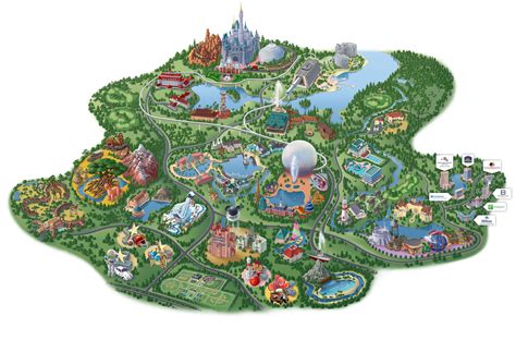 Map of Florida Disney World